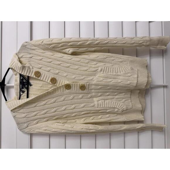 Tommy Hilfiger cable knit hooded sweater size Medium - Picture 1 of 5